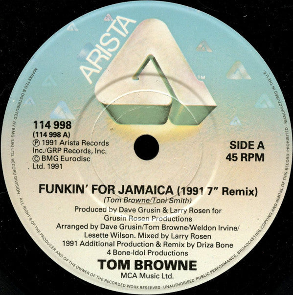Tom Browne -Funkin' For Jamaica (1991 Remix)