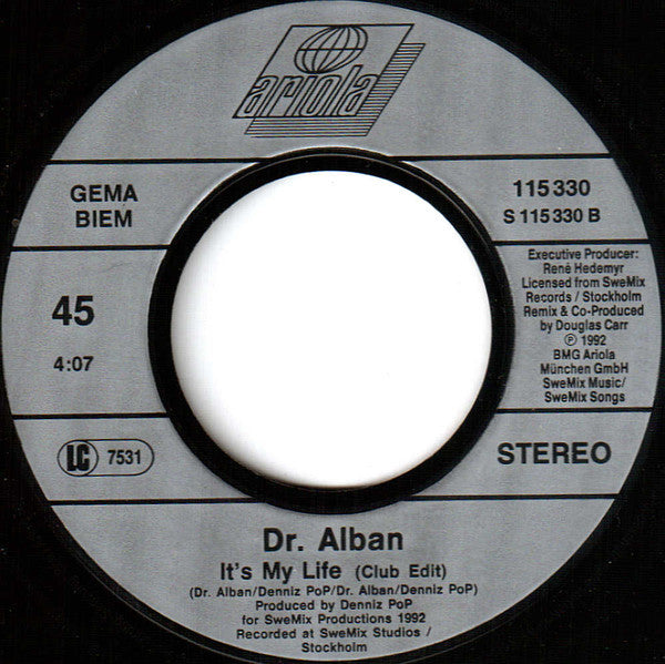 Dr. Alban -It's My Life