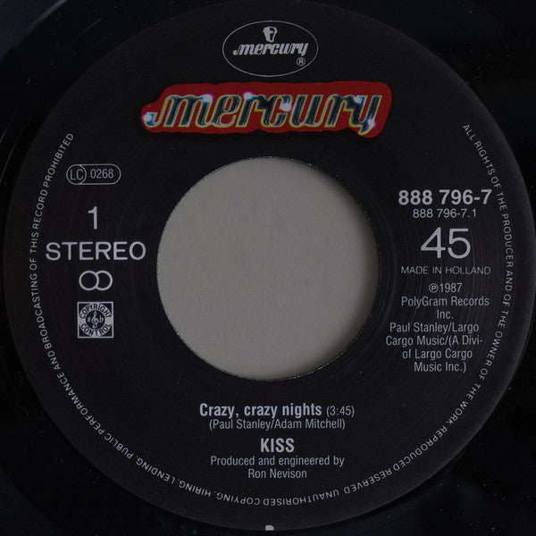 Kiss -Crazy Crazy Nights