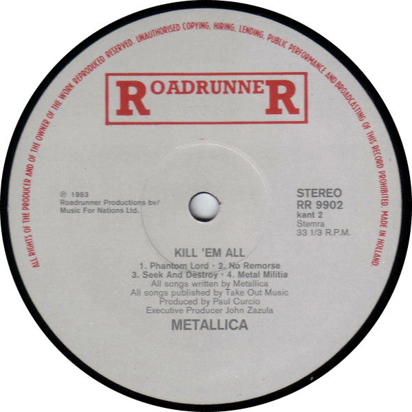 Metallica - Kill 'Em All