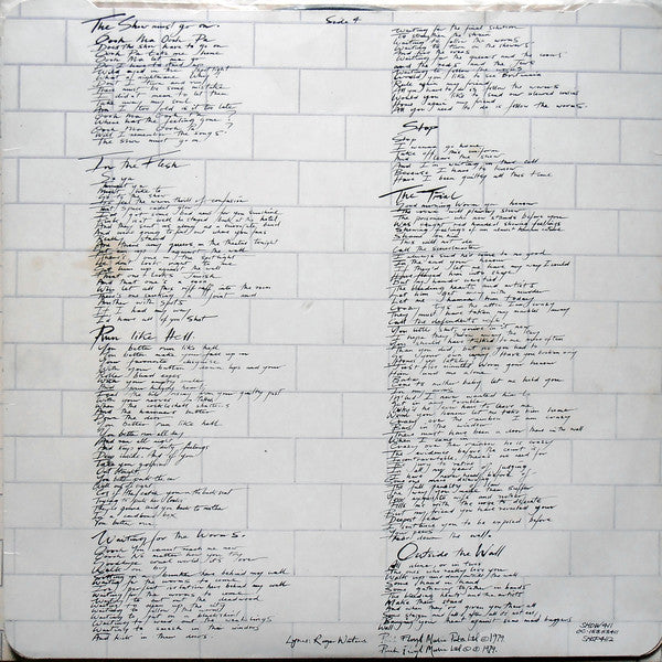 Pink Floyd -The Wall