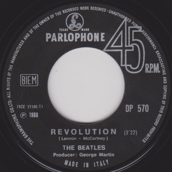 The Beatles -Hey Jude / Revolution