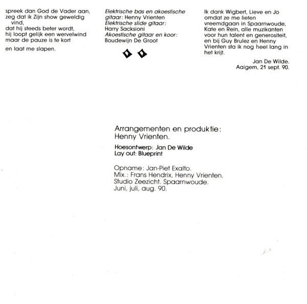 Jan De Wilde - Hè Hè