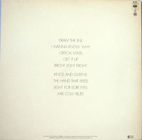 Aerosmith -Draw The Line