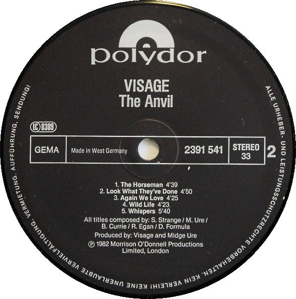 Visage -The Anvil
