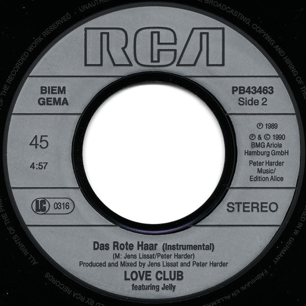 Love Club (2) Featuring Jelly (6) -Das Rote Haar