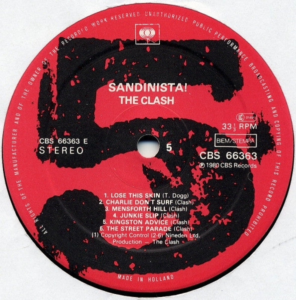 The Clash -Sandinista!