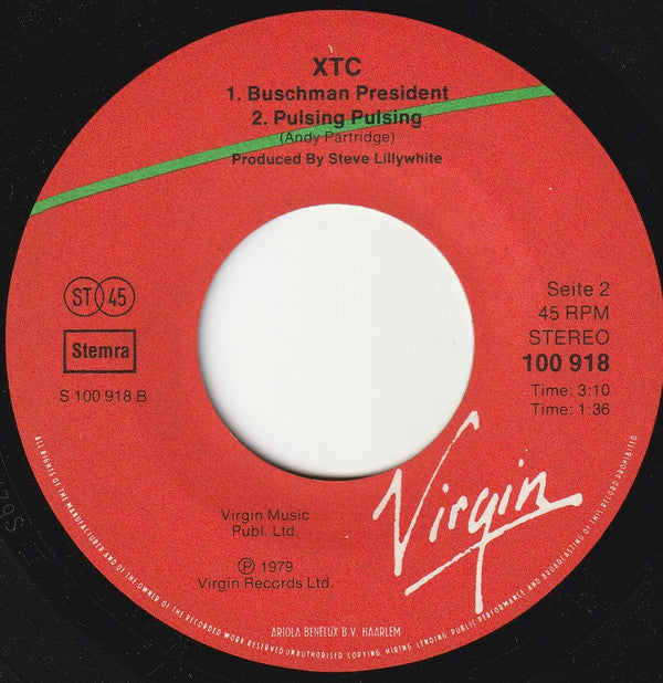 XTC -Making Plans For Nigel