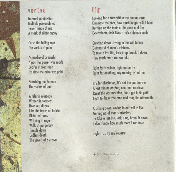 Megadeth - Cryptic Writings