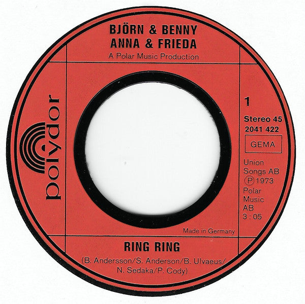 Björn + Benny + Anna + Frieda* -Ring Ring