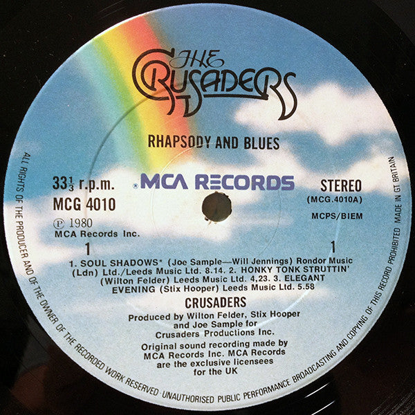 The Crusaders -Rhapsody And Blues