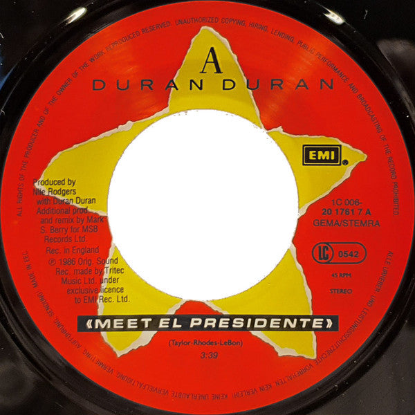 Duran Duran -Meet El Presidente