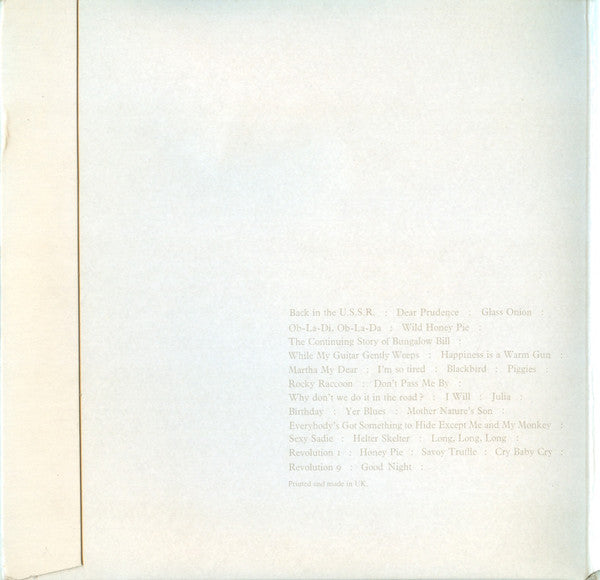 The Beatles -The Beatles (30th Anniversary Limited Edition)