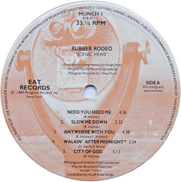 Rubber Rodeo -Scenic Views