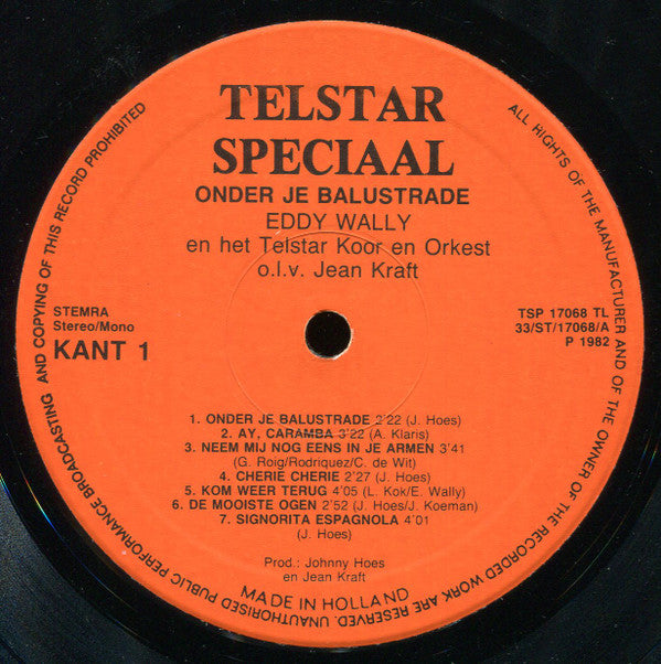 Eddy Wally -Onder Je Balustrade