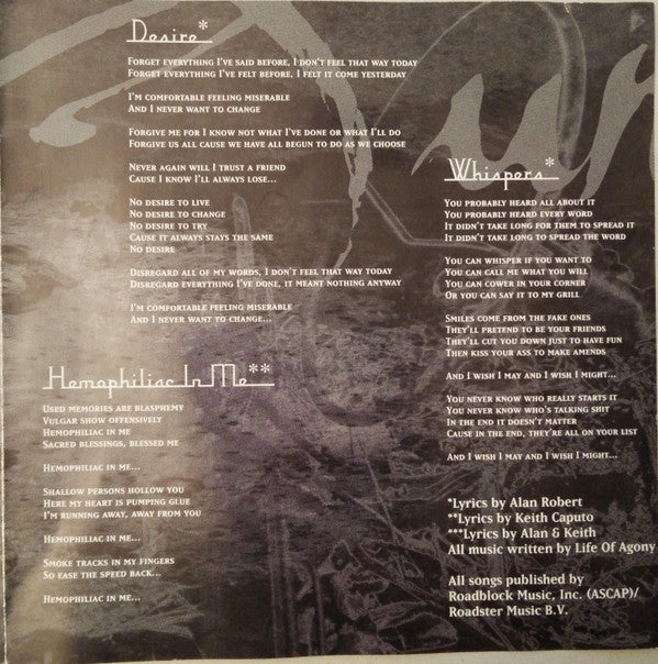 Life Of Agony - Soul Searching Sun