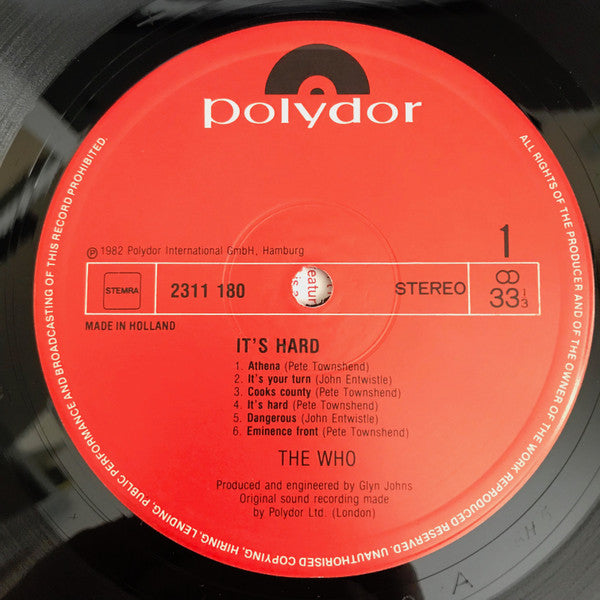 The Who -It's Hard