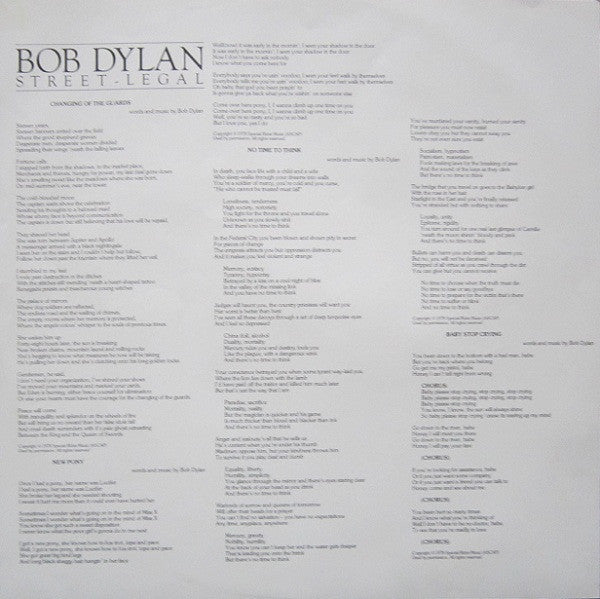 Bob Dylan - Street-Legal