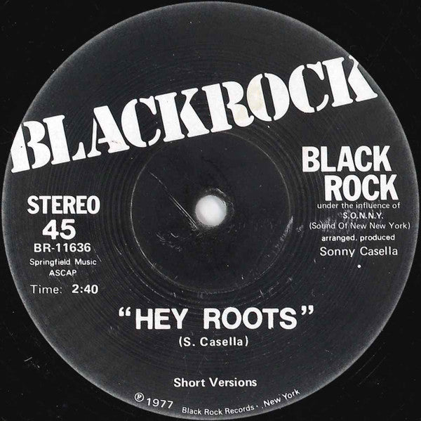 Black Rock* -Hey Roots