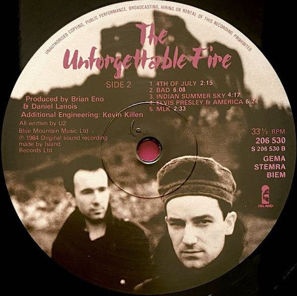 U2 -The Unforgettable Fire