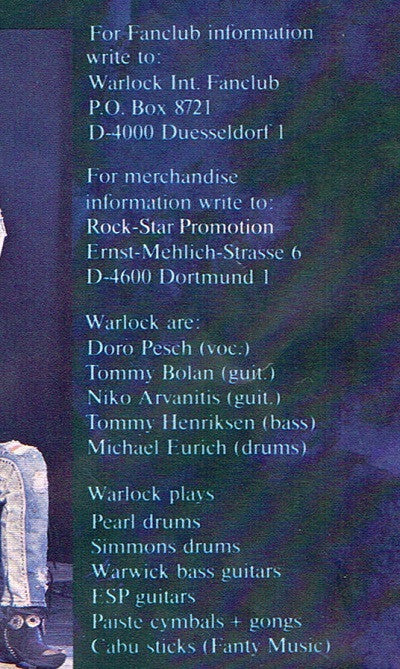Warlock (2) -Triumph And Agony