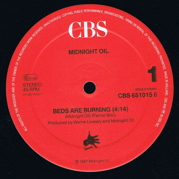 Midnight Oil -Beds Are Burning