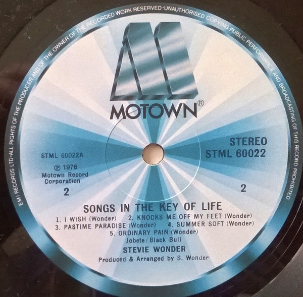 Stevie Wonder - Songs In The Key Of Life