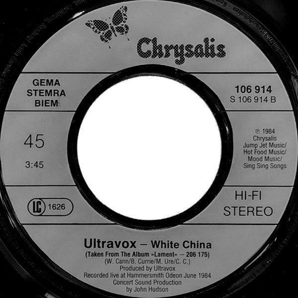 Ultravox -Love's Great Adventure