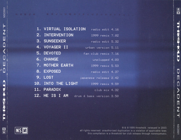 Threshold (3) -Decadent