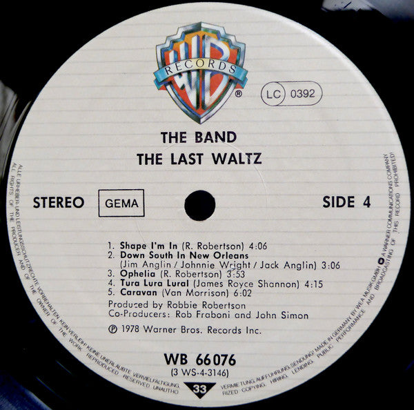 The Band -The Last Waltz