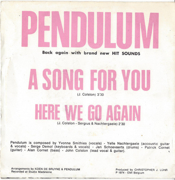 Pendulum (4) -A Song For You