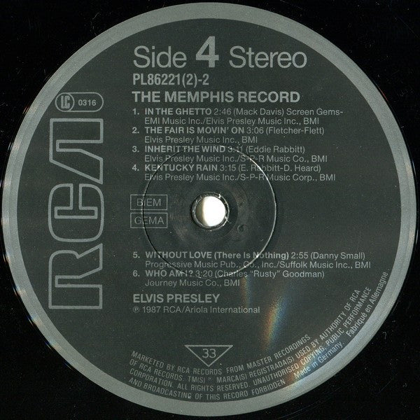 Elvis Presley - The Memphis Record