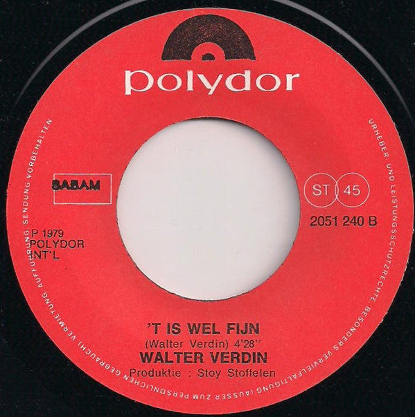 Walter Verdin -Chocolat Dansant