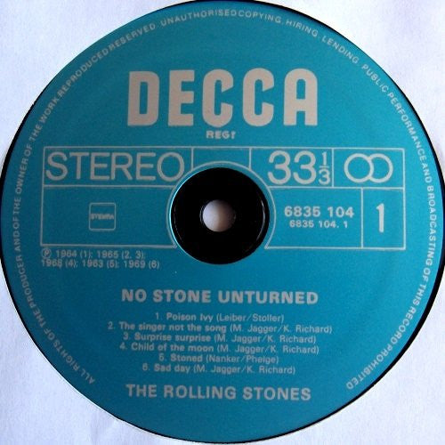 The Rolling Stones - No Stone Unturned