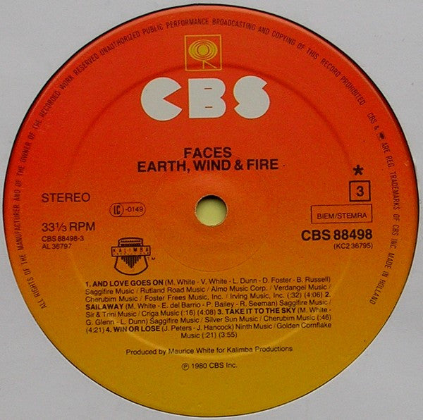 Earth, Wind & Fire -Faces