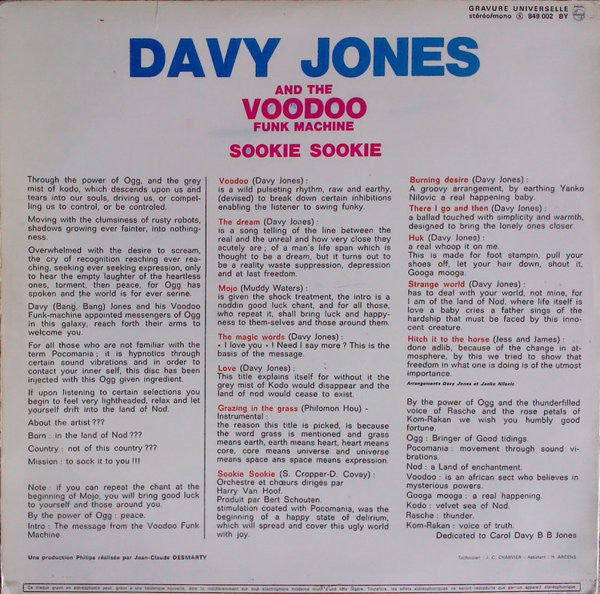 Davy Jones And The Voodoo Funk Machine -Sookie Sookie
