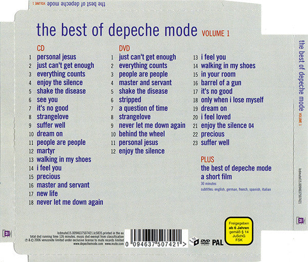 Depeche Mode -The Best Of (Volume 1)