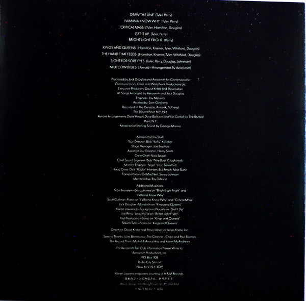 Aerosmith -Draw The Line