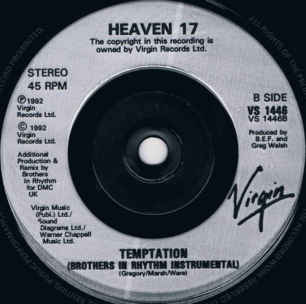 Heaven 17 -Temptation (Brothers In Rhythm Remix)