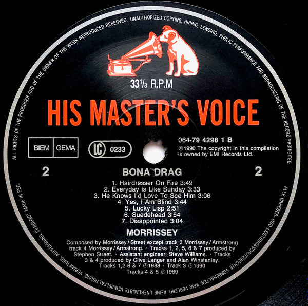 Morrissey -Bona Drag