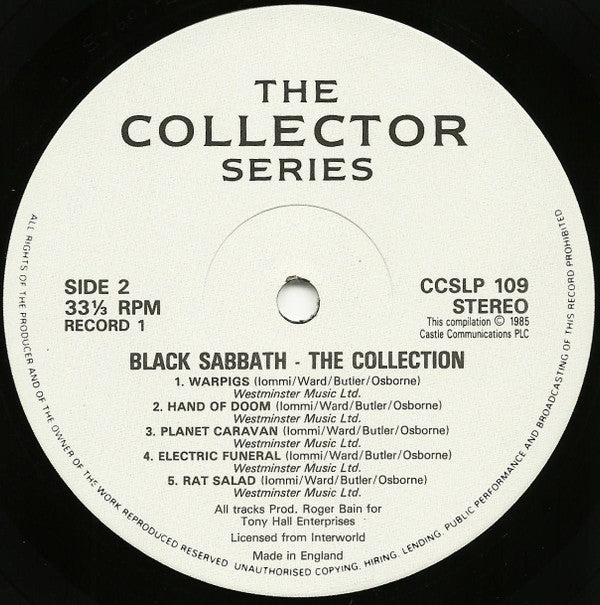 Black Sabbath -The Collection