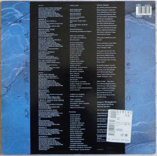 Toto -Past To Present 1977 - 1990