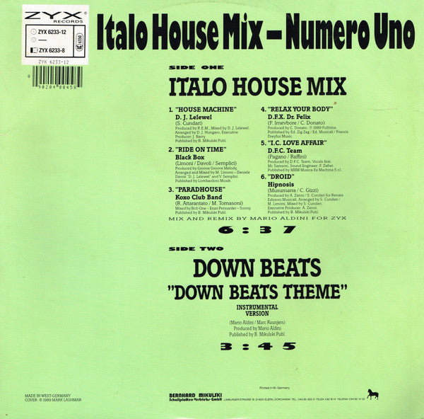 Various - Italo House Mix Numero Uno