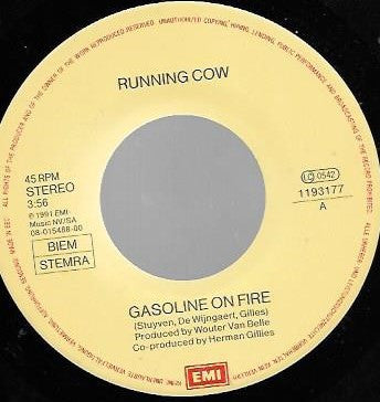 Running Cow -Gasoline On Fire