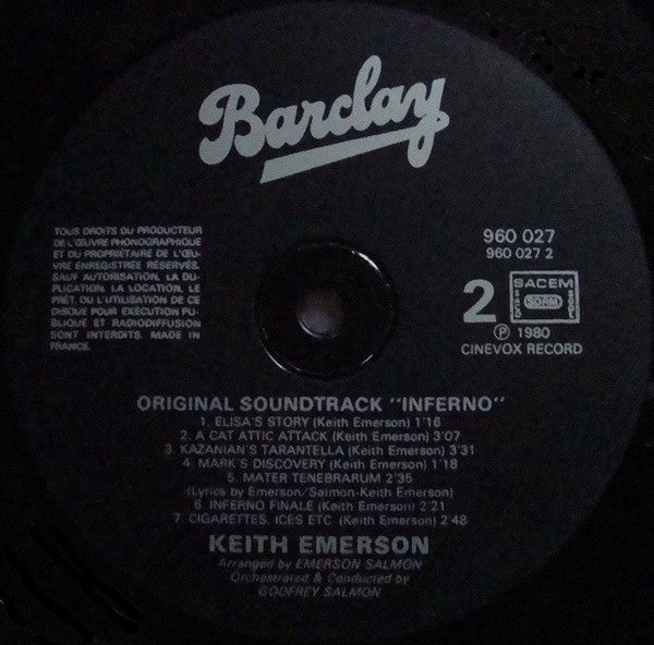 Keith Emerson -Inferno (Original Soundtrack)