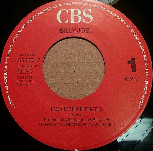 Billy Joel -I Go To Extremes