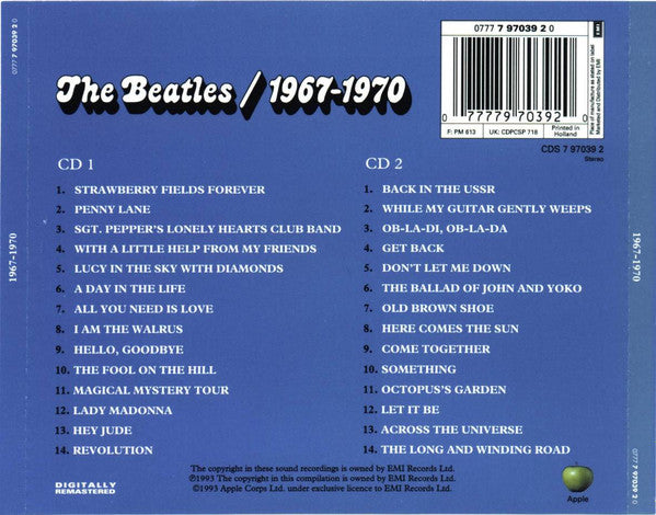 The Beatles -1967-1970
