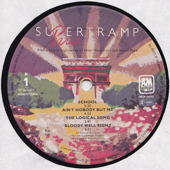 Supertramp -Paris