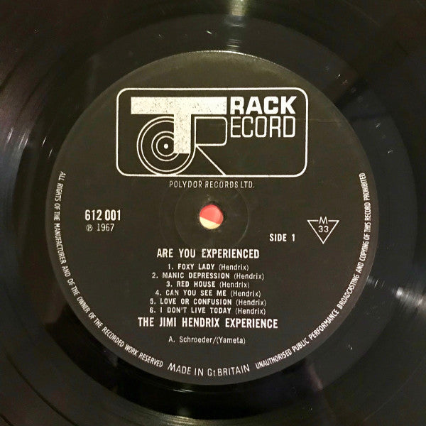 The Jimi Hendrix Experience -Are You Experienced