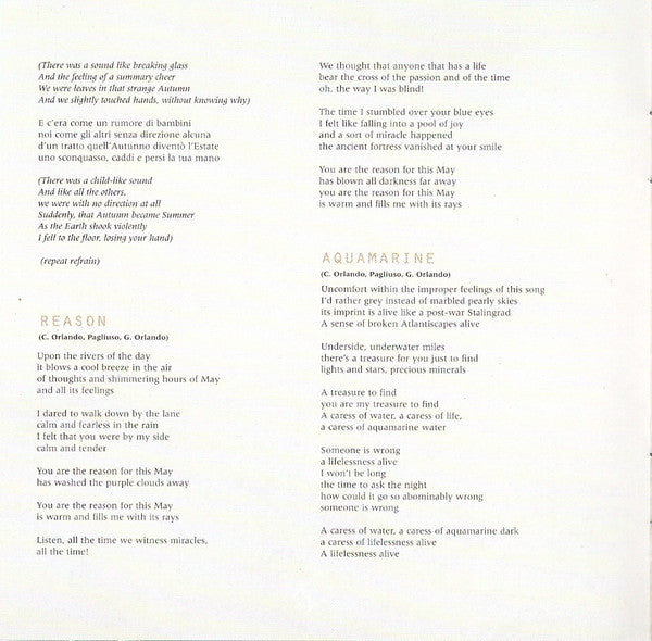 Novembre -Materia